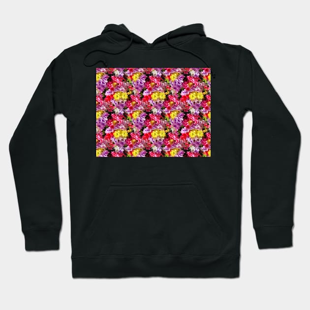 colorful game of flowers, flowers of many colors Hoodie by Hujer